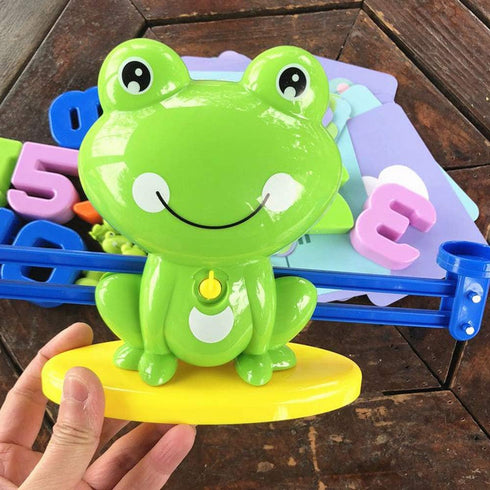 miYou STEM Math Toy - Educational Balance Game and Counting Frog Set for School Kids Ages 3-7