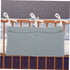 ibasenice Bed Organizer Cotton Stroller Storage Bag Multi-purpose Hanging Pouch for Toys Pacifiers and Milk Bottles