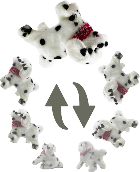 (7" Haktoys Flip Over Puppy - Interactive Battery-Powered Toy for Kids H)