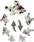 (7" Haktoys Flip Over Puppy - Interactive Battery-Powered Toy for Kids H)
