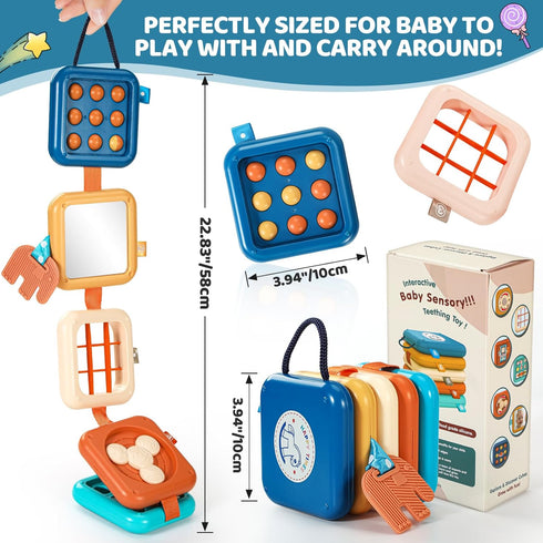 1 1-3, Busy Board for Year Old, Travel Toys for Toddlers Montessori Busy Board - Car Airplane Essentials, Sensory