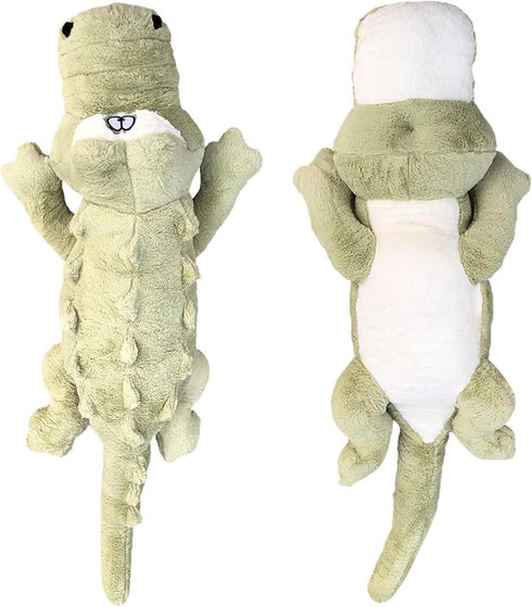 Hofun4U 61 inch Alligator Plush Pillow, Stuffed Animal Home Decoration Gift for Kids & Adults (Green)