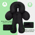 2-in-1 Pro Goleem Infant Car Seat Insert, Baby Head Neck Body Support, Soft Minky Newborn Car Seat Insert, Reversible