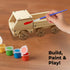 Kraftic Woodworking Building Kit - 6 Educational Arts and Crafts DIY Carpentry Construction Projects for Kids