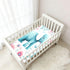 Bseiialft 52 28 Elephant Flowers Leaves Crib Sheets for Boys Girls Soft and Breathable Cotton Baby Sheets for Standard