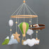 Goukurlsma Handmade Felt Baby Mobile for Crib Boys, Adventure Theme Crib Toys Hanging
