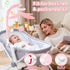 Playix Baby Crib Mobile with Music and Lights, Nursery Baby Mobile for Crib Bassinet with Remote Control, Rotation