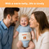 CLYORA Tummy 0m+ Heated Baby Belly Band for Colic & Gas Relief, Silent Velcro Infant Gripe Belt, Gentle Warmth