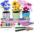 Pinwheel Crafts Flower Pot Painting Kit Paint Your Own Kids Gardening Set