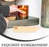 Homoyoyo Elegant Wooden Pregnancy Test Keepsake Box with Lid Announcement Storage Case for Expecting Mothers Unique