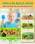 sikmcle Set 3-6+ Dinosaur Sensory Bin Toy for Toddlers and Play Sand for Kids Include Glow in The Dark Dinosaur Ages
