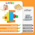 1.41 inch Magnetic Blocks for Toddlers, Large Building Blocks for Kids Age 3-5, STEM Magnetic Cubs Toy for Christmas