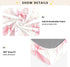 CZXW 52" 28" Bows Light Pink Crib Sheets Fitted x Natural Cotton Soft & Breathable for Baby Crib Mattress