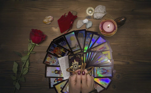 IXIGER Tarot Cards with Guide Book and Gift Bag - Classic 78 Card Deck for Beginners and Experts