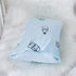 Household Cotton Jersey Knit Toddler Pillowcases, Soft Breathable Travel Pillow Cases, 2 Pack (Airy Blue)