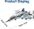 J-15 577PCS 812, Fighter Jet Building Kit, Military Aircraft Model for Boys Army Airplane Toy with Foldable Wings