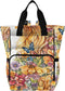 SUABO Baby Diaper Bag Backpack A Full-body Watercolor Of Retriever Large Bag Waterproof