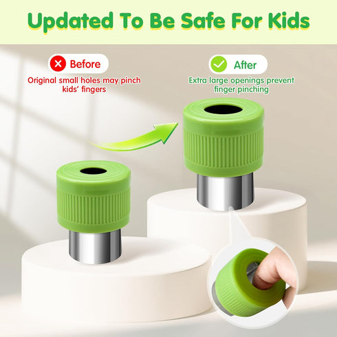 VVSBPL 36Pcs Set Set 3-10 Kids Knife for Real Cooking, Montessori Kitchen Tools for Toddlers, Safe Kids Cooking Toys
