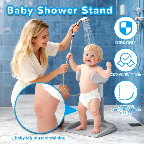 8-36 Baby Shower Stand - Adjustable Height Baby Shower Standing Support | Baby Bath Stand Soporte para Baera de Beb |