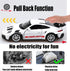 1/36 Scale Porsche 911 GT3 RS Diecast Car Models, Pull Back Vehicle, Gift for Boys and Girls