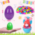 288 -2.36" YEAHBEER Easter Eggs Bright Colors Plastic Easter Eggs Empty for Easter Hunt, Easter Basket Stuffers, Party