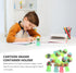 Kisangel 12pcs Eraser Gumball Machines, Mini Bubble Gum Machine for Student, Candy Dispenser Gumball Machine