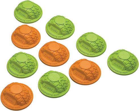 Axial AX12014 Gate Marker Set (10-Piece), Green/Orange