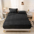 Wcxixo Taffeta Velvet Fitted Sheet Plush Shaggy Ultra Soft Flannel Fitted Bottom Sheet Fuzzy Comfortable Winter Bed