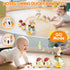 LUDILO 6-12 6 7 8 9 10 12 18 6-12-18 Tummy 1 Infant Baby Toys Months: Musical Crawling Duck Toy Must Have Month Old