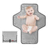 Portable Changing Pad for Baby, Waterproof Travel Changing Pads with Built-in Pillow, Excellent Baby Shower Gifts
