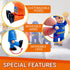 8-Set Community FUNERICA Bendable Play People Figures for Kids - Firefighters, Police Officers, Construction Workers