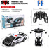 Transform RC Cars for Boys 4-12 - 2.4Ghz 1:18 Scale Remote Control Car Transforming Robot Toy Gifts for Boys 3-5, White