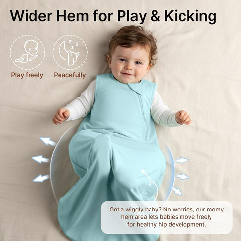 12-18 1.0 2-Way Supersoft Rayon Made from Bamboo Sleep Sack Months Tog Toddler Sleep Sack Baby Wearable Blanket