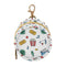 Sinestour Movie Night Popcorn White Pattern Pacifier Holder Case for Diaper Bag Portable