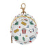 Sinestour Movie Night Popcorn White Pattern Pacifier Holder Case for Diaper Bag Portable