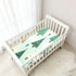 Bseiialft 52 28 Christmas Trees Green Crib Sheets for Boys Girls Soft and Breathable Cotton Baby Sheets for Standard