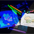 Micador Dark Arts Glow STEAM Activity Packs, Science of Light - Neon Color Pencils, Glow-in-The-Dark Paint