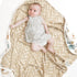 GRSSDER Baby Blankets - Super Soft Jersey Knit Swaddle Blanket 2 Pack for Baby Girls and Boys, Double Layer Reversible