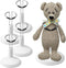 TOYANDONA 4 Pcs Adjustable Doll Stands Display Holder, Action Figure Bracket Support for 6-8 Inch Dolls, Creative Bear