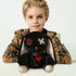 Creepy Goth Bunny Plush Toy - Spooky Stuffed Animal for Easter