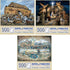 Bits and Pieces Value Set of Three 500 Piece Jigsaw Puzzles for