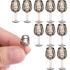 Toddmomy Doll Glasses Mini Wine Glasses 10Pcs Miniature Dollhouse Wine Glasses 1: 12 Kids Dollhouse Kitchen Toys Dollhouse Accessories Miniature Bottles