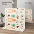 Mat,79"x 71" Tummy UANLAUO Baby Play Large Mat for Floor,Reversible Floor Mat,Foam Thick&Waterproof,Foldable Playmats