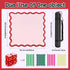 ZWFCGMMBC 32.4in 4 1 Bag,4 Scalloped Mahjong MatAnti Slip Noise Reduction Mahjong Accessoriemahjong Table MatMajiong