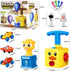 WISHDIAM Set, Balloon Launcher Toy Balloon Powered Cars, Creative Inflatable Pump Racing Car, Scientific Experiment