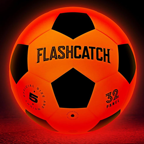 Light Up Soccer Ball, Glow in the Dark Sports Gear for Boys & Girls Ages 8-15+, Cool Night Activity Gift