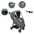 Bebamour Stroller Rain Cover,Universal Stroller Accessory,Waterproof,Windproof Protection,Protect from Dust Snow,Baby