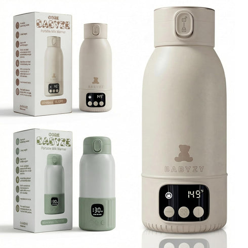 Portable Bottle Warmer 17oz Baby Bottle Warmer for Breast Milk & Formula,
