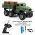 1:18 50 2.4Ghz 4WD RC Military Truck with Cans, Min Playtime Remote Control Car, Off-Road Vehicle, All Terrain Toy