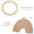 Toddmomy 4Pcs Baby Gym Wood Toys, Wooden Hanging Toy Activity Pendant for Nursery Decor